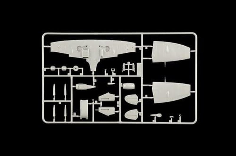 Italeri 1307 Spitfire Mk Vi 1:72 Plastic Kit - Image 2